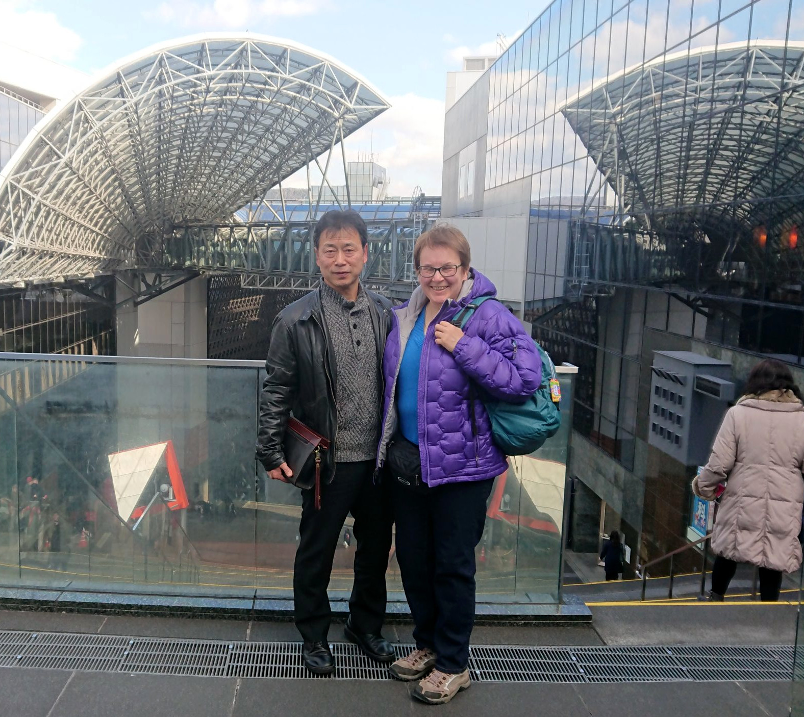 М.Л.Карпова с сиханом Наоми Номура в Киото