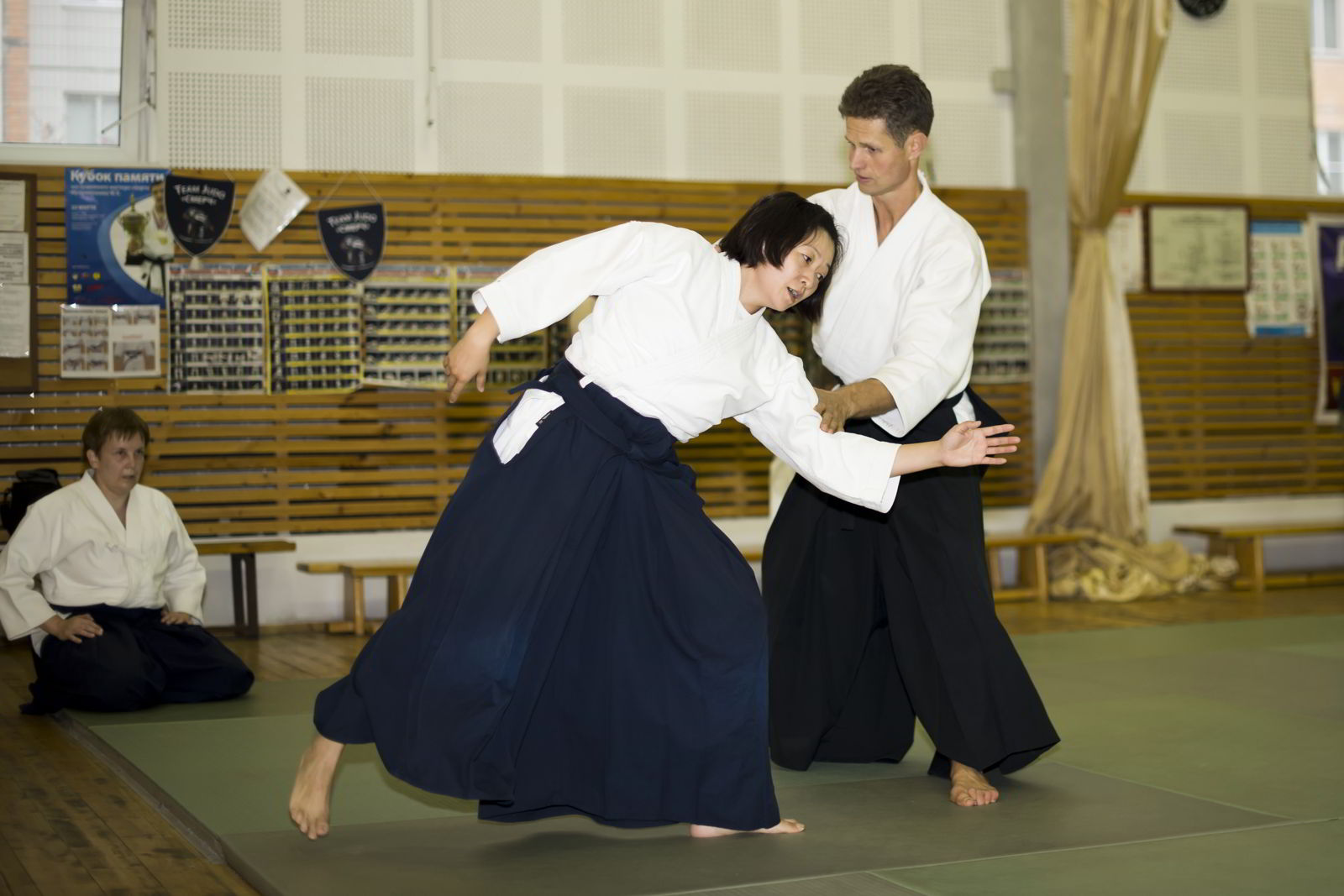 Семинар по айкидо под руководством Сёдзи Сэки в Койнобори Додзё, ноябрь 2014