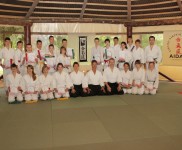 Участники летнего айкидо-лагеря в Литве 2012 года