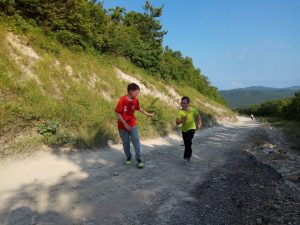 Детский спортивно-оздоровительный айкидо-лагерь на море, тренировка